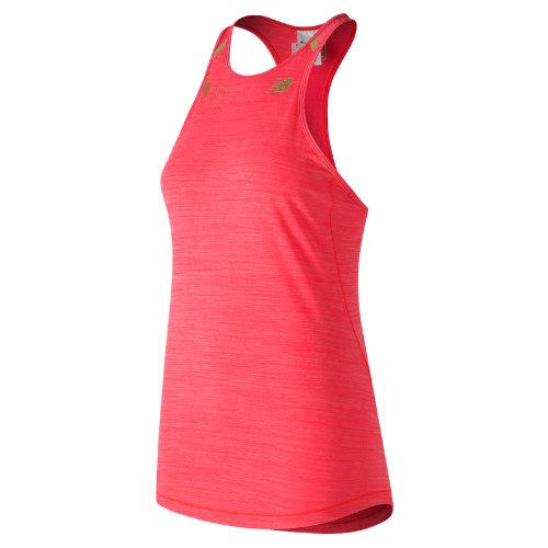 New Balance 73230 Women's Nyc Marathon Seasonless Tank - Red (wt73230verh)