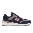 New Balance X-90 Reconstructed Kids Grade School Lifestyle Shoes - Navy/grey (gsx90rba)