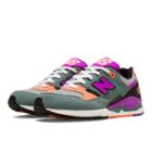 New Balance 530 90s Running Women's Running Classics Shoes - Grey, Voltage Violet, Peach (w530bwy)