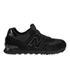 574 New Balance Men's 574 Shoes - Black (m574tbk)