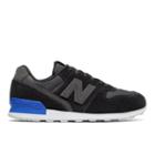 696 New Balance Women's Running Classics Shoes - Black/blue (wl696sb)