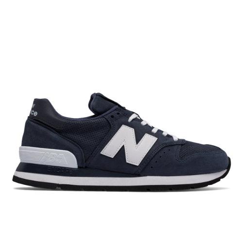 New Balance 995 Nubuck Men's Made In Usa Shoes - Navy/white (m995dnn)
