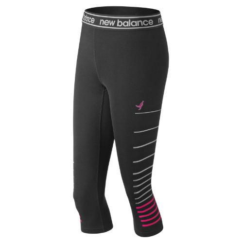 New Balance 81135 Women's Pink Ribbon Printed Accelerate Capri - (rwp81135)