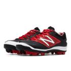 New Balance Rubber 4040v3 Kids Sports Shoes - Black/red (j4040br3)