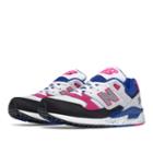 New Balance 530 90s Running Leather Women's Running Classics Shoes - White, Black, Carnival Pink (w530psa)