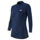New Balance 53429 Women's Performance 3/4 Sleeve Top - Navy (wt53429avi)
