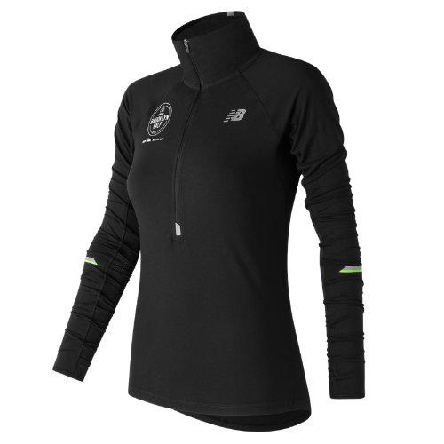 New Balance 71213 Women's Brooklyn Half Impact Half Zip - Black (wt71213vbk)