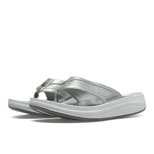New Balance Revive Thong Women's Flip Flops Shoes - Grey, White (w6028gr2)