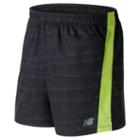 New Balance 61073 Men's Accelerate 5 Inch Short - Green/yellow (ms61073tpt)