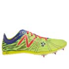 New Balance Md800v3 Spike Women's Track Spikes Shoes - Neon Yellow, Purple, Race Red (wmd800y3)