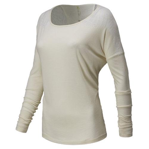 Anue 4376 Women's Dasha Long Sleeve Tee - Ivory (wht4376iv)