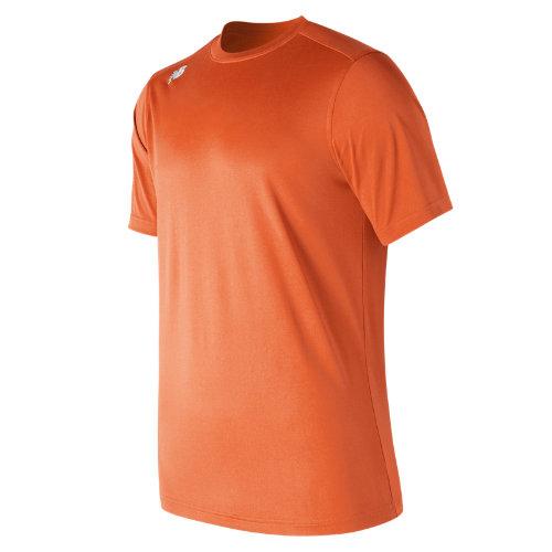 New Balance 500 Men's Short Sleeve Tech Baseball Tee - Orange (tmmt500tmo)