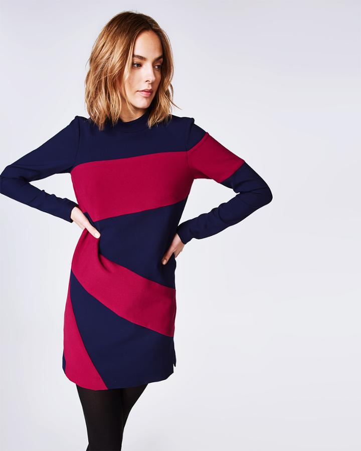 Nicole Miller Colorblocked Dress