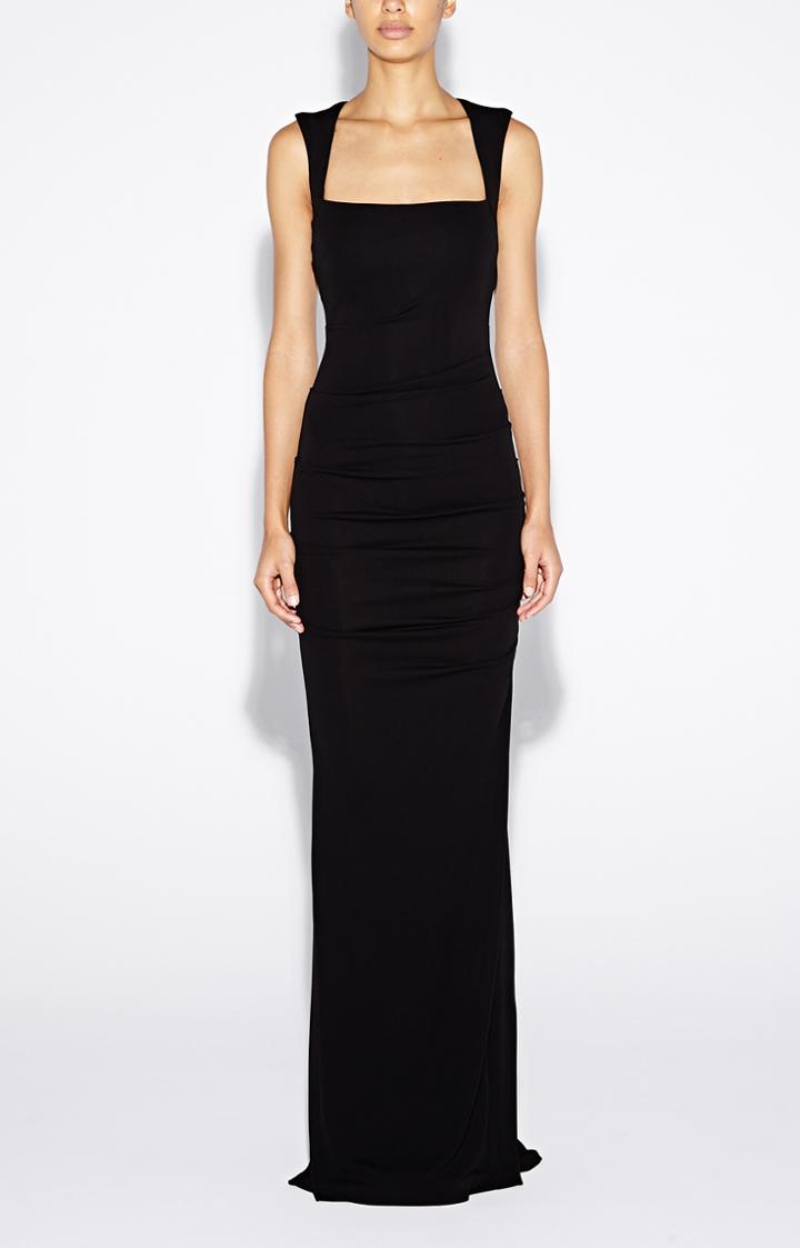 Nicole Miller Felicity Crepe Gown - Bk