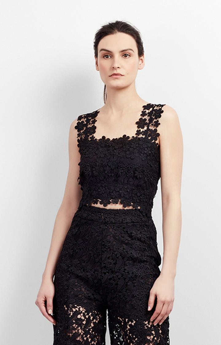 Nicole Miller Alexa Crop Top