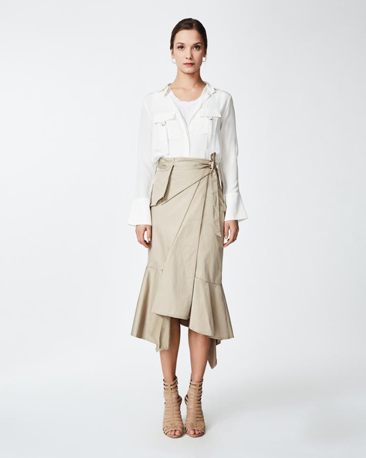 Nicole Miller Tie Waist Skirt