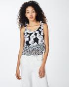 Nicole Miller Hibiscus Canopy Tank