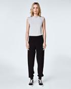 Nicole Miller Crinkle Satin Joggers