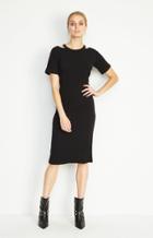 Nicole Miller Riley Ribbed Knit Dress
