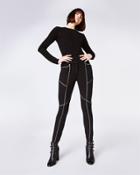 Nicole Miller Ponte Top Stitch Pant