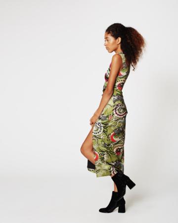 Nicole Miller Falling Dragons Dress