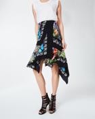 Nicole Miller Amazon Scarf Skirt
