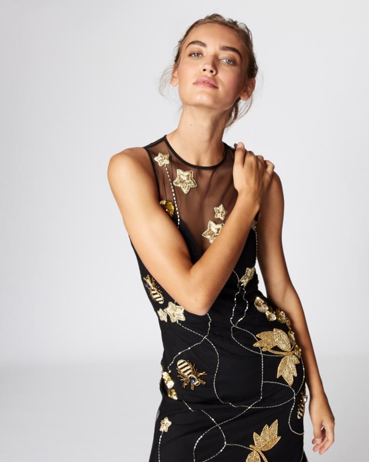 Nicole Miller Stars And Bees Gown