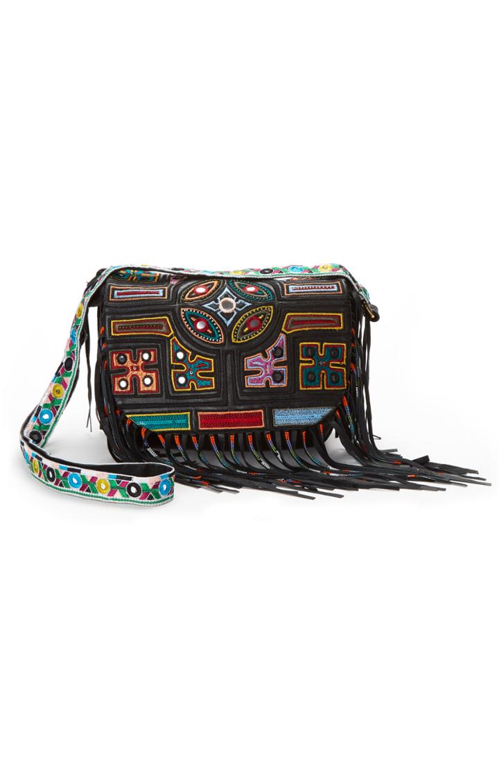 Nicole Miller Panama Tiles Crossbody Bag
