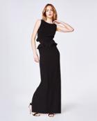 Nicole Miller Queen Of The Night Ruffle Gown