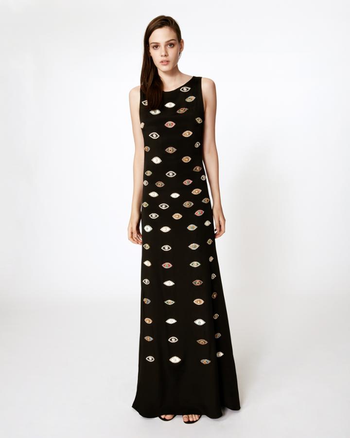 Nicole Miller Evil Eye Gown
