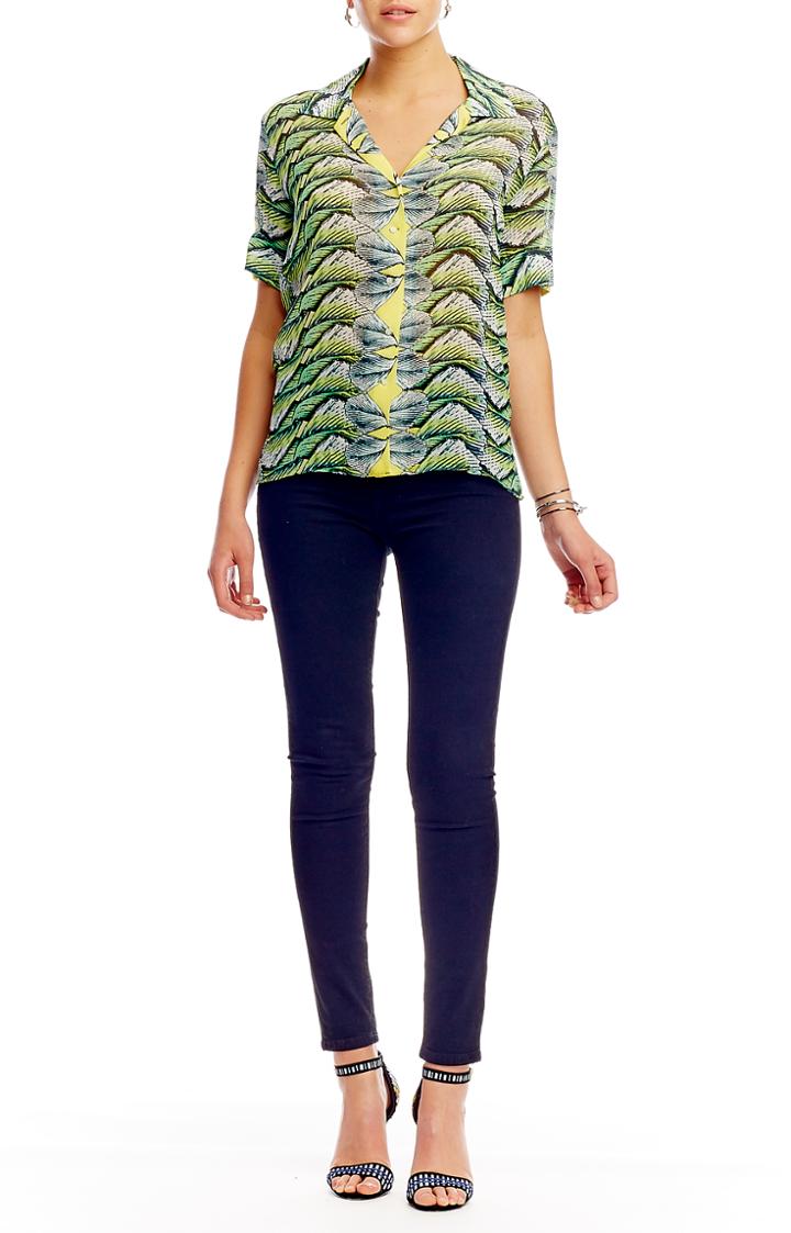 Nicole Miller Del Mar Camp Shirt