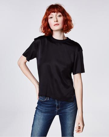 Nicole Miller Charmeuse Tee