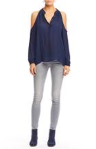 Nicole Miller Low Rise Skinny Jeans