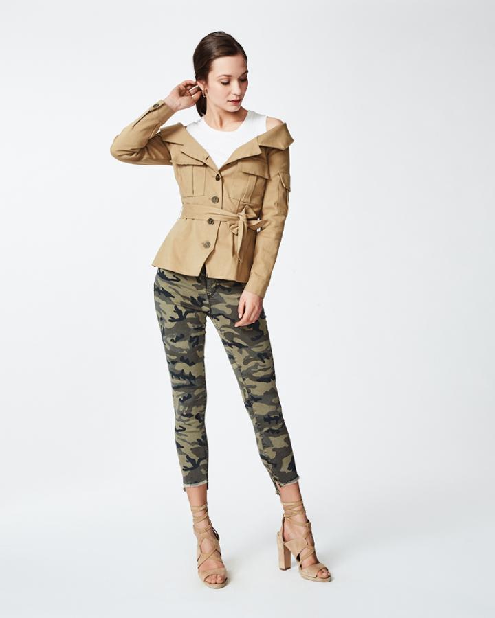Nicole Miller Off The Shoulder Jacket