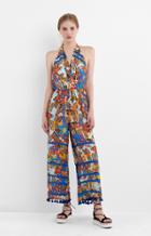 Nicole Miller Portofino Halter Jumpsuit