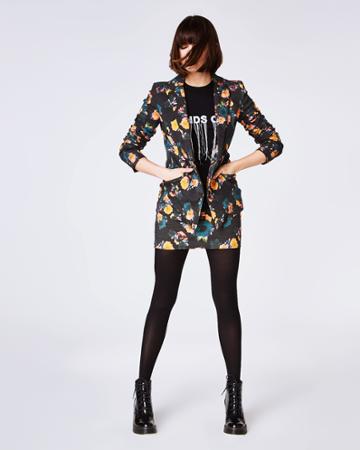 Nicole Miller Vintage Floral Blazer