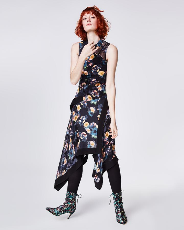 Nicole Miller Vintage Floral Dress