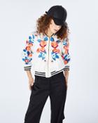Nicole Miller Daydream Embroidery Bomber
