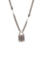 Nicole Miller Lock Pendant Necklace