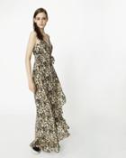 Nicole Miller Leopard Maxi Dress
