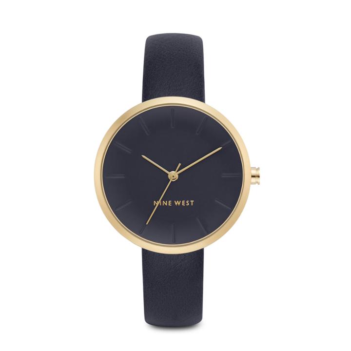 Nine West Nine West Makenah Round Strap Watch