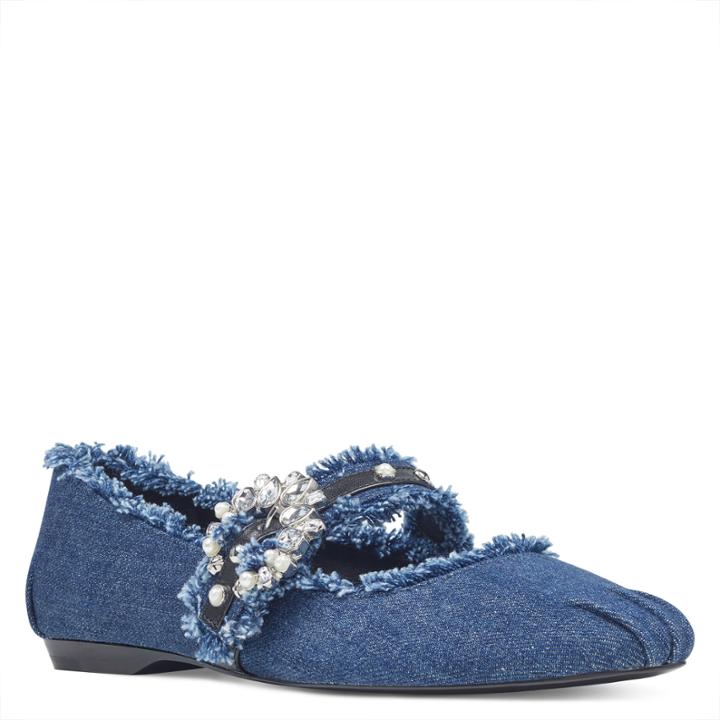 Nine West Nine West Xyleena Mary Janes, Denim