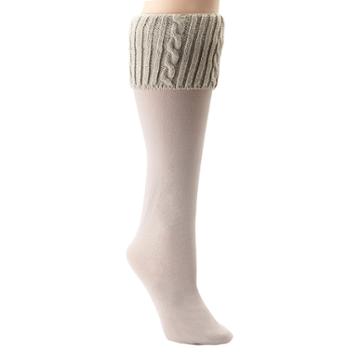Nine West Sweater Cuff Boot Liner Socks