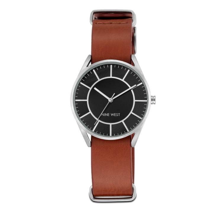 Nine West Glehne Silver-tone Strap Watch