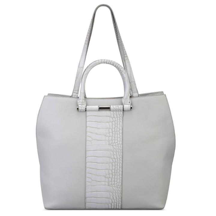 Nine West Nine West Divide And Conquer Tote, Grey Synthetic
