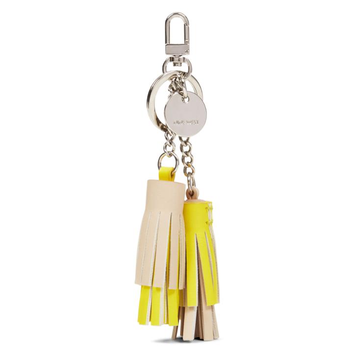 Nine West Nine West Double Tassel Key Chain, Desert/yellow