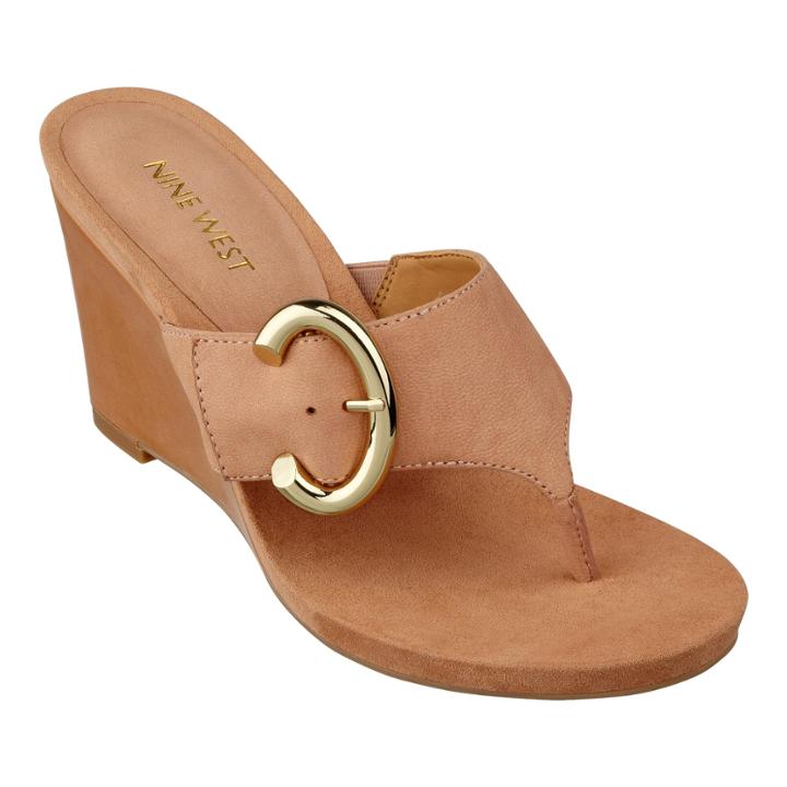 Nine West Elizabell Thong Platform Sandals