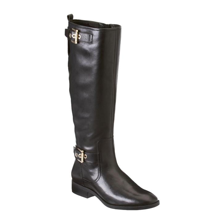 Nine West Bringit Leather Riding Boots