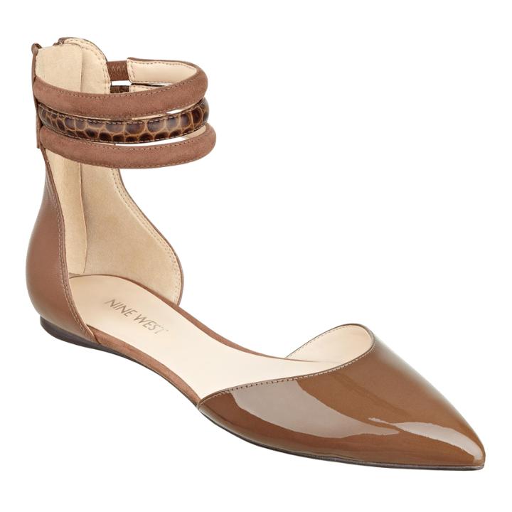Nine West Arielly Ankle Strap Flats