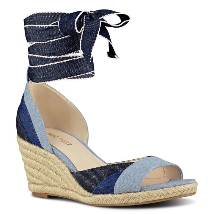 Nine West Jaxel Open Toe Wedge Sandal